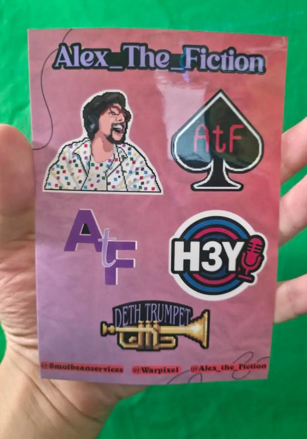 Alex The Fiction Sticker Sheet