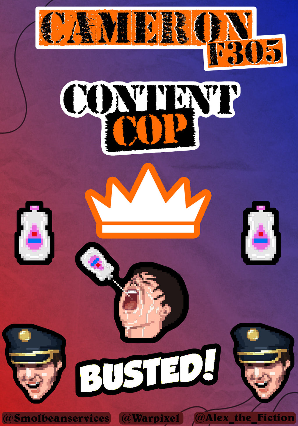 CameronF305 Sticker Sheet