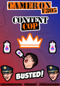 CameronF305 Sticker Sheet