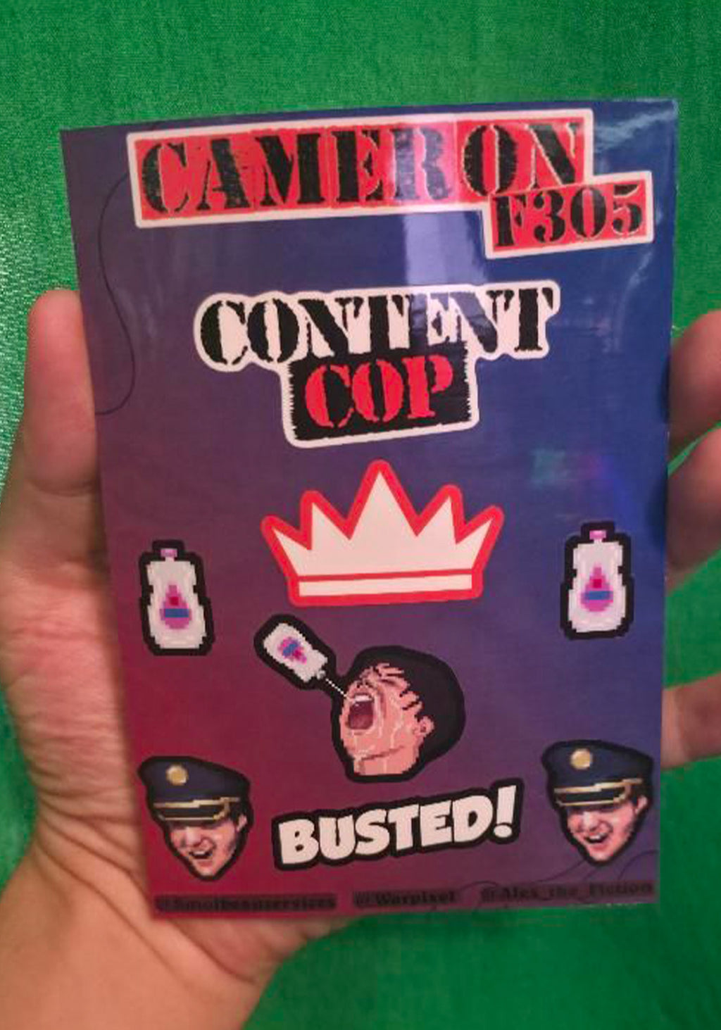 CameronF305 Sticker Sheet
