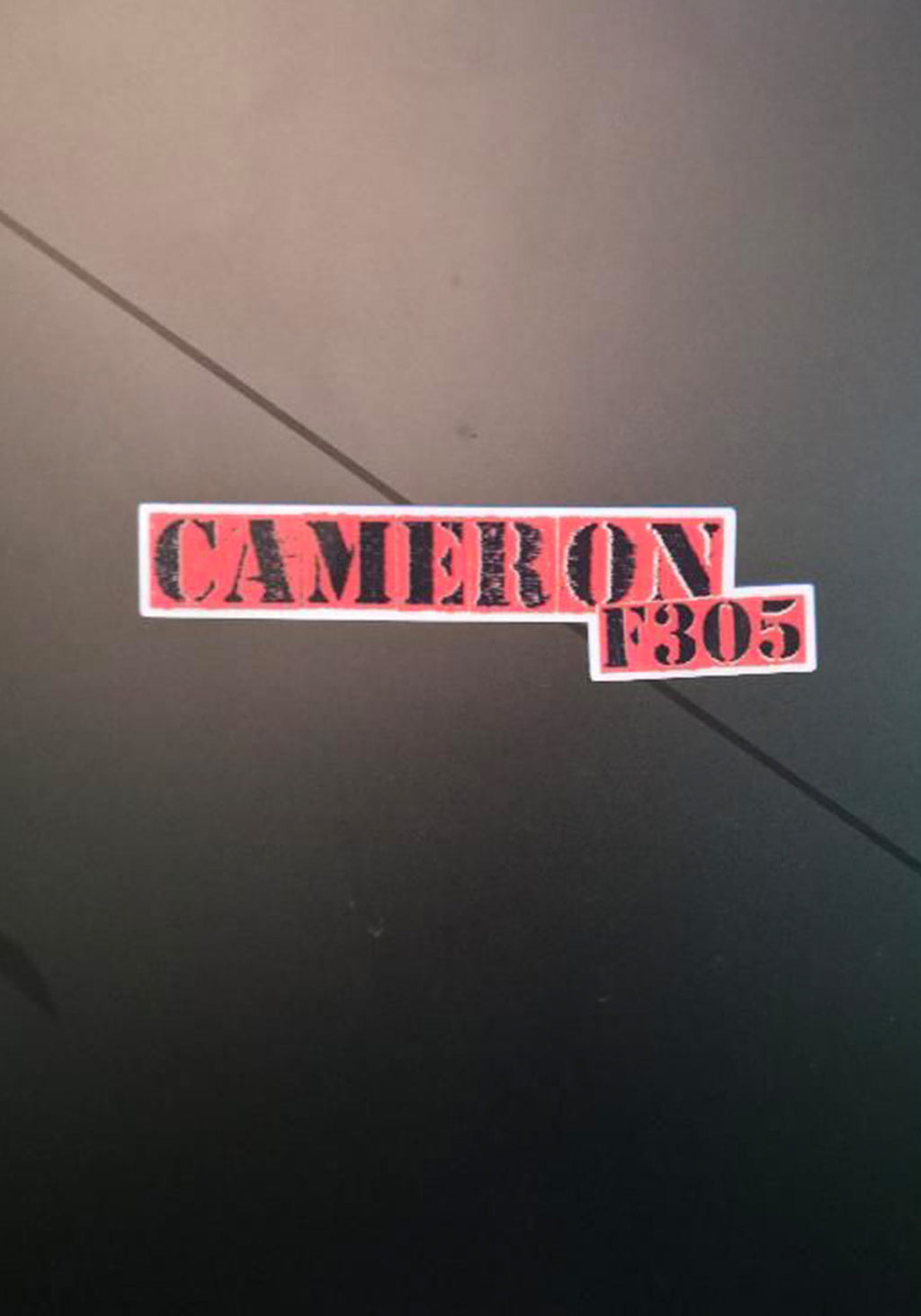 (2 pack) CameronF305 name Sticker