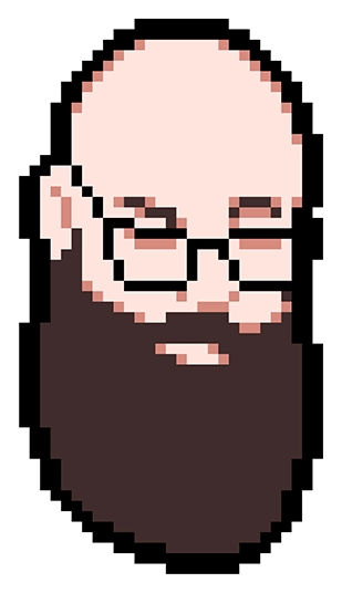 Papa Gut Head as a Sticker
