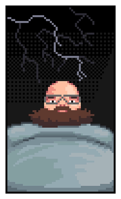 Papa Gut Iconic Photo as a Sticker
