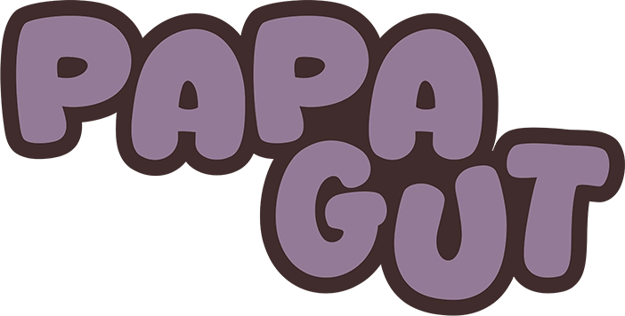 Papa Gut Text Sticker