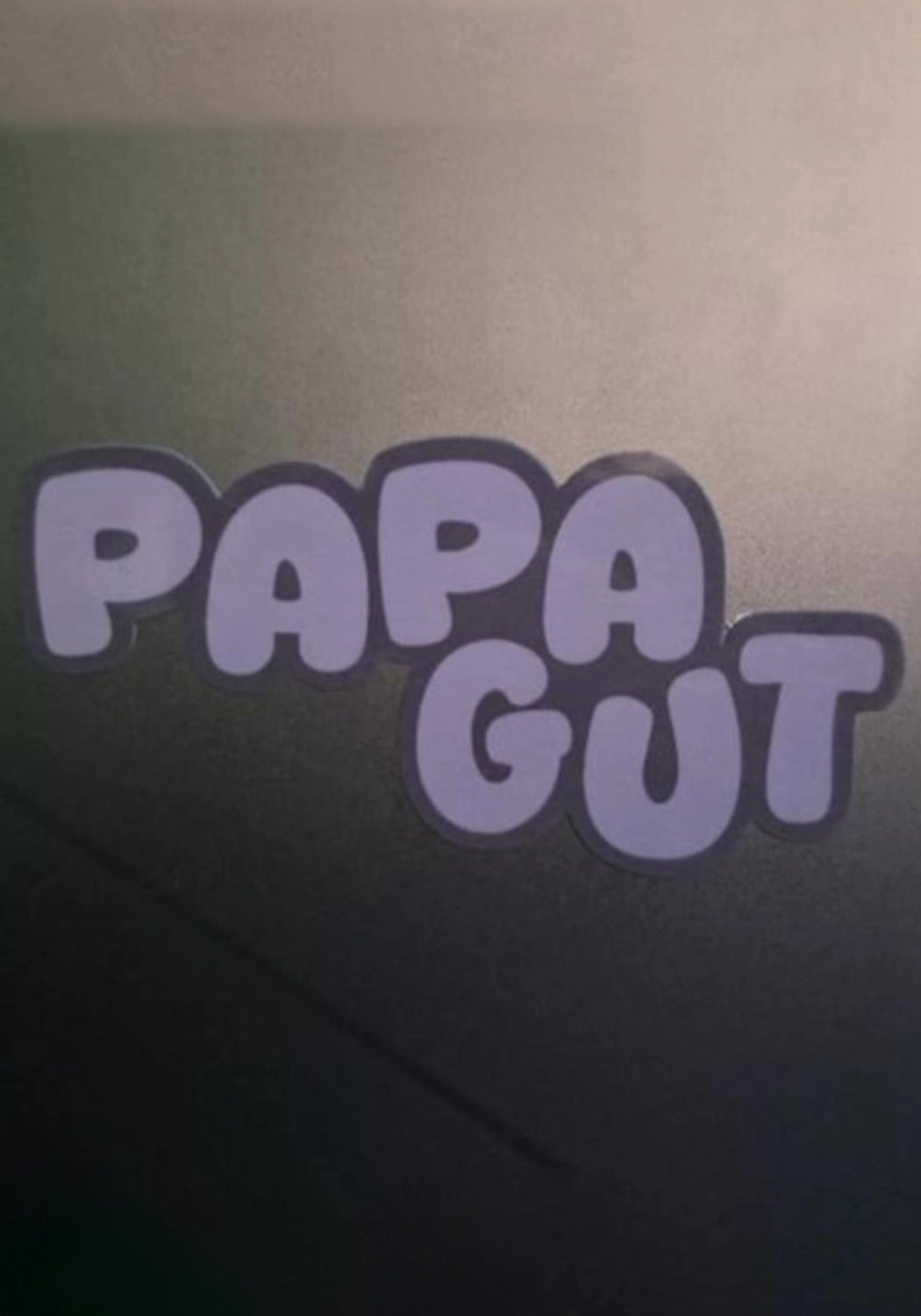 Papa Gut Text Sticker