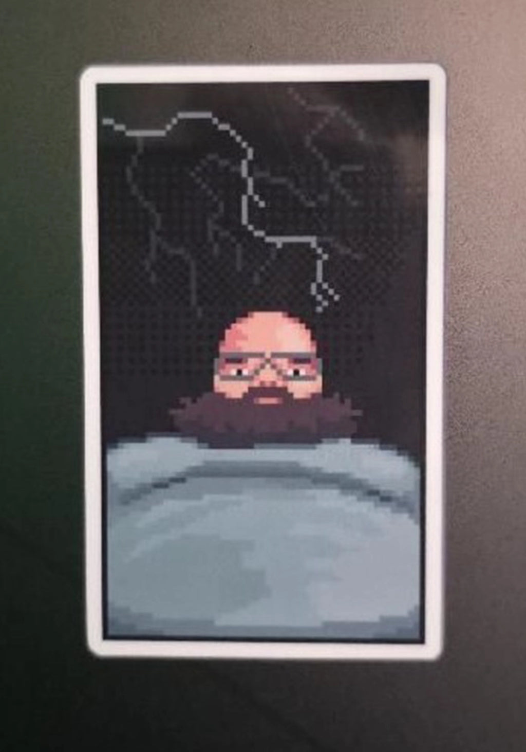 Papa Gut Iconic Photo as a Sticker