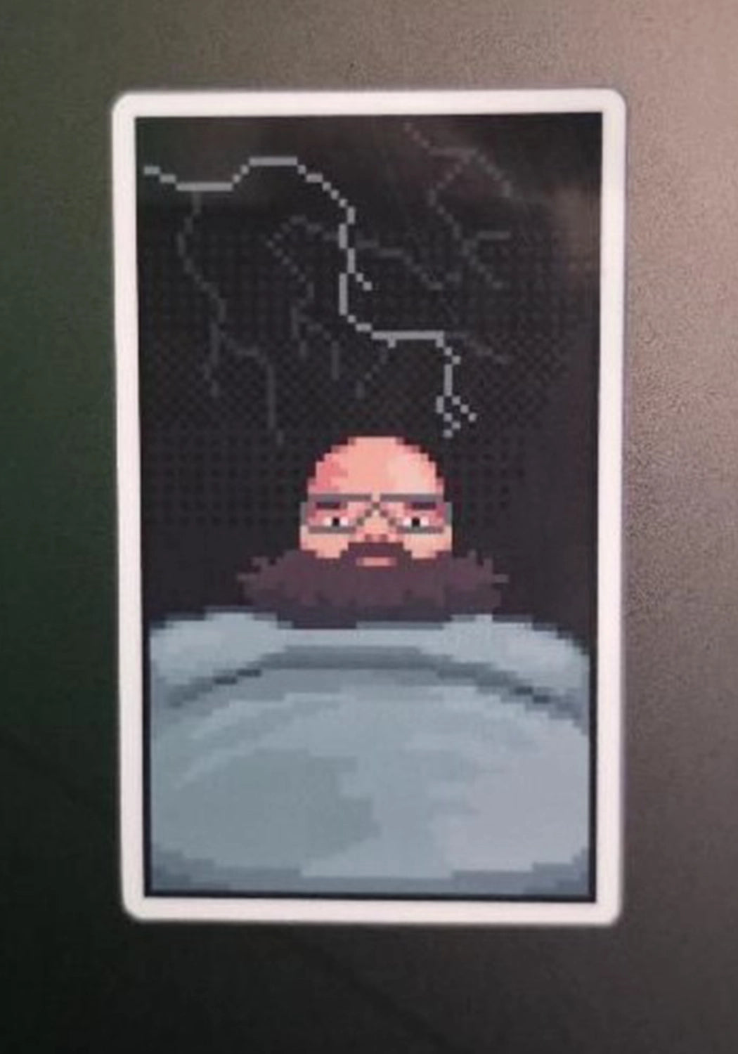 Papa Gut Iconic Photo as a Sticker